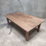 Grande table basse de ferme