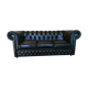 Canapé Chesterfield cuir vert trois places