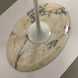 Saarinen Tulip Oval Marble Side Table for Knoll