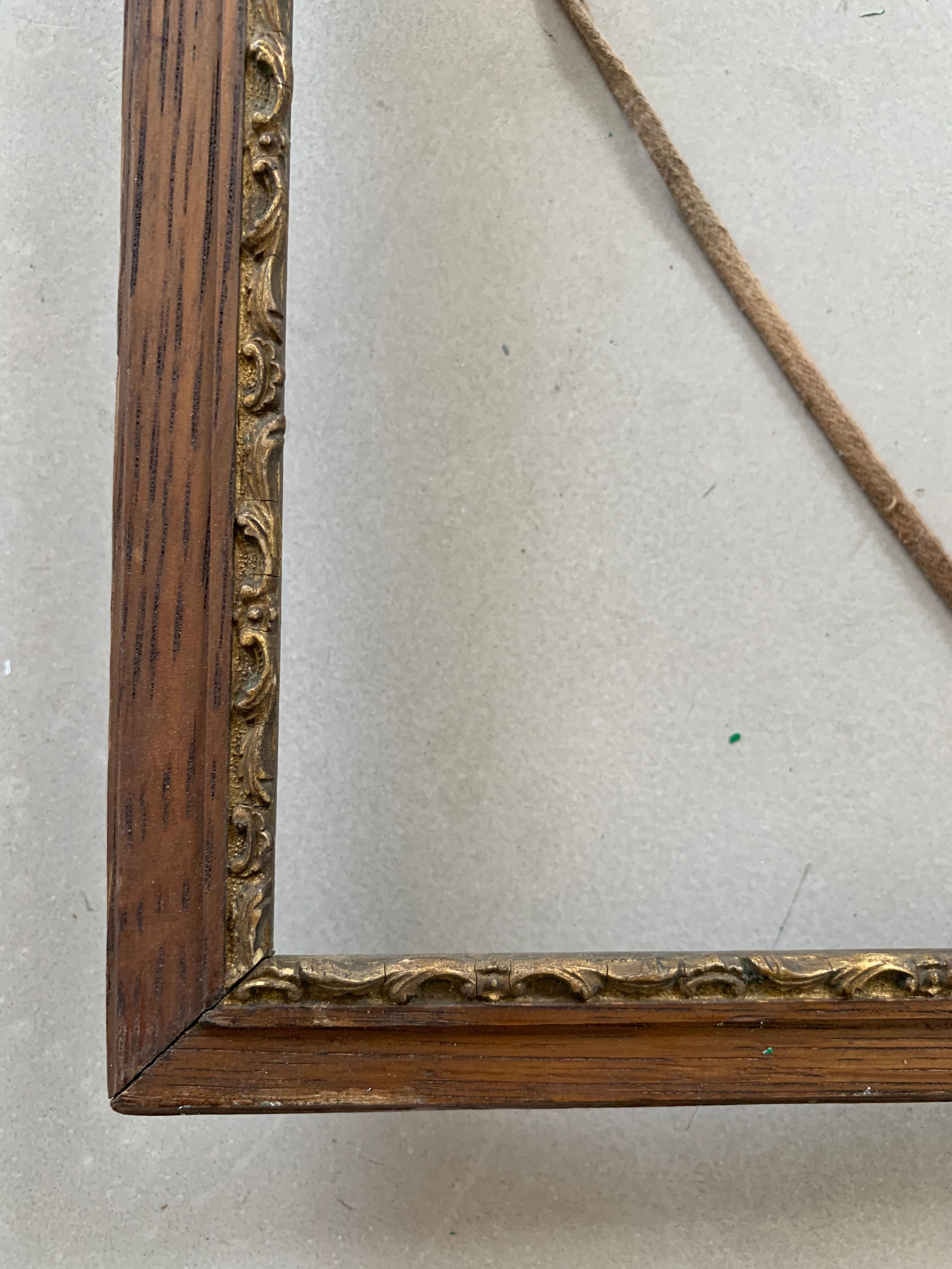 Old wooden frame 43x34cm