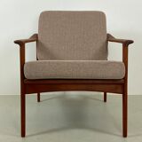 Danish teak armchair by Ib Kofod-Larsen for Selig
