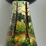 Pair of glazed Basque pottery signed G. Defly - 1950s.