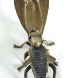 Fly ashtray brass 70s