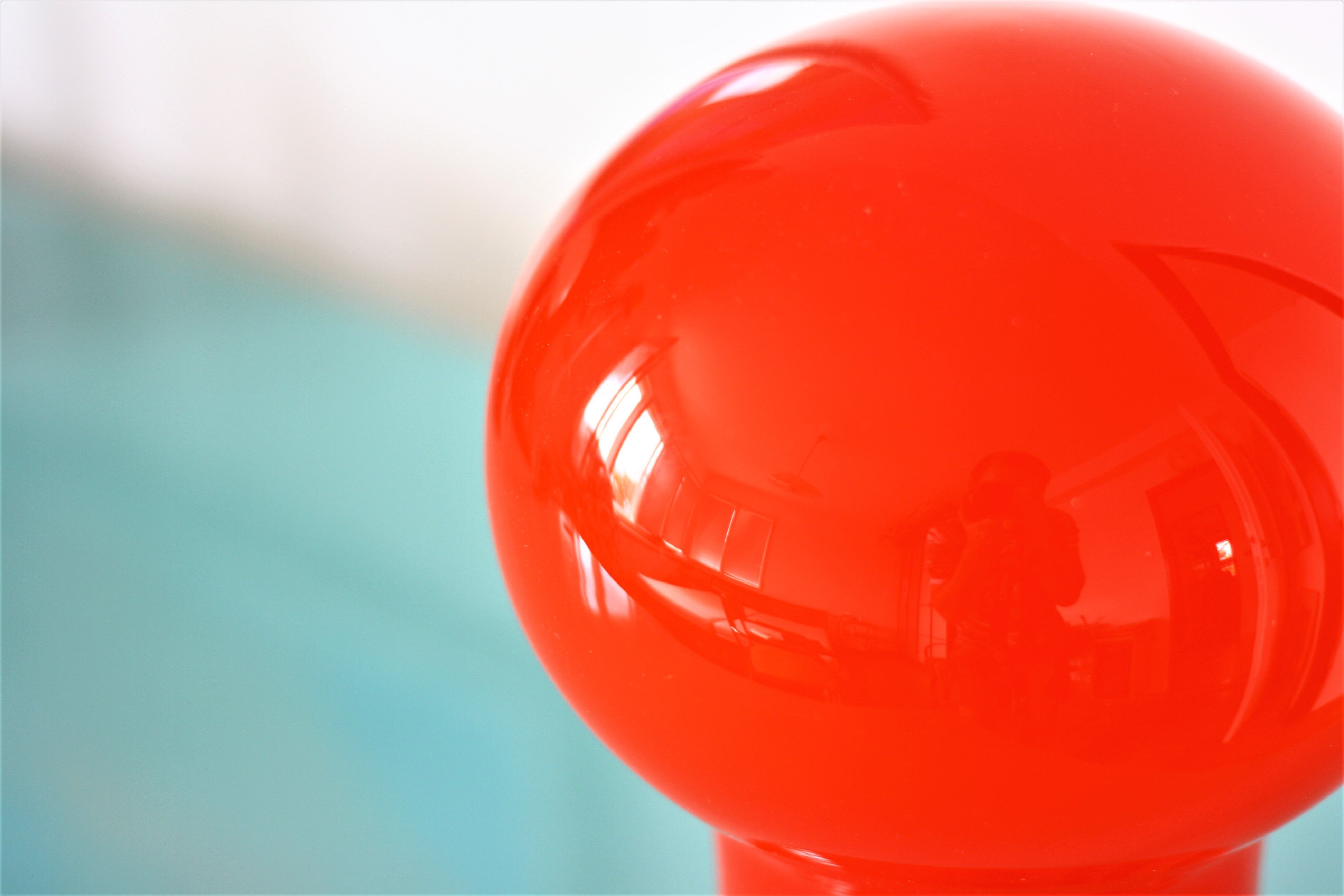 Opal glass desk lamp by Ivan Jakes, Czechoslovakia