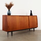 Teak sideboard, Danish design, 1970s, manufacture: PMJ Viby J