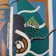 Peinture à l'huile abstraite VINTAGE 1959 | Cubisme moderne du milieu du siècle | Original S