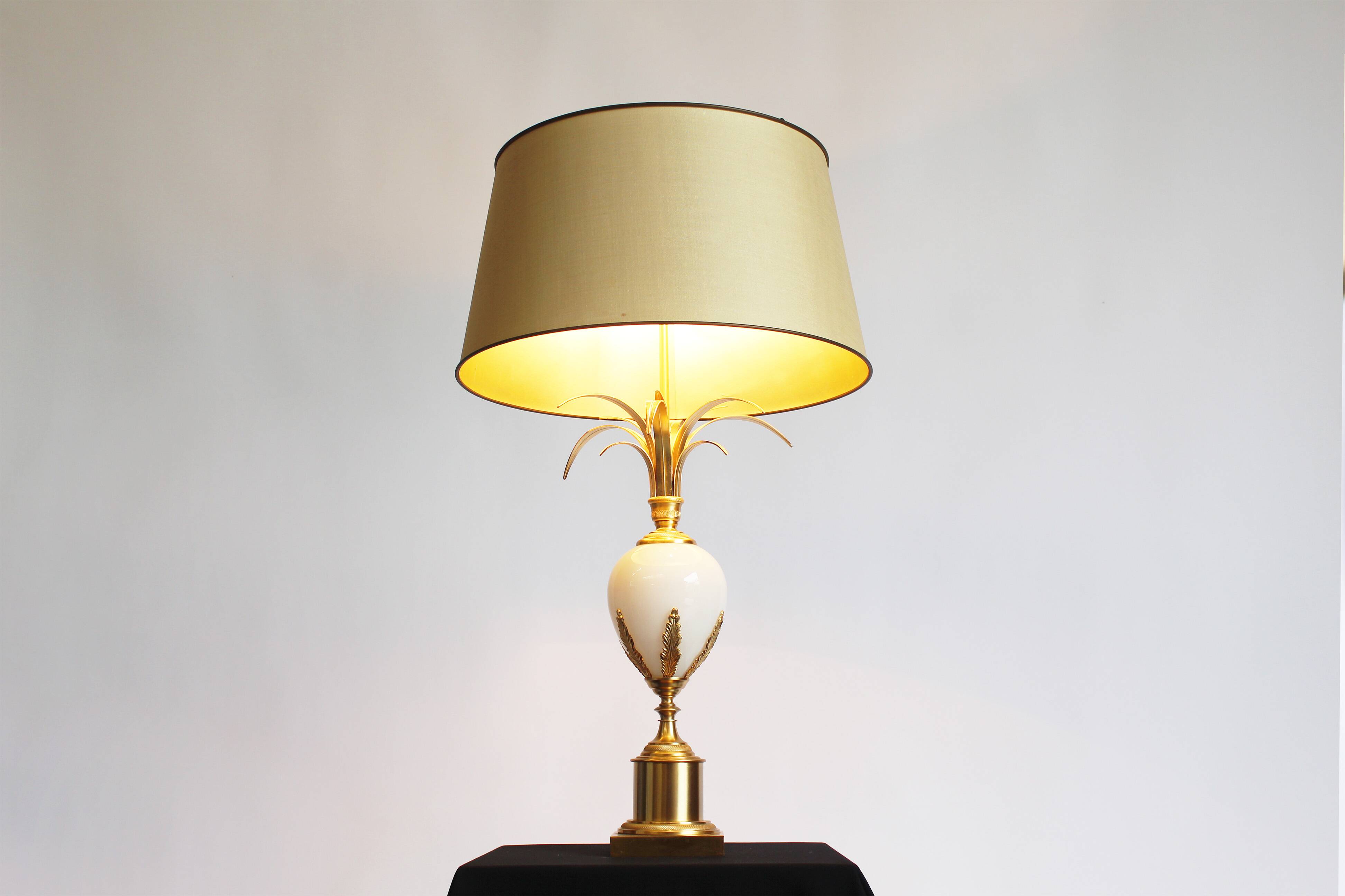Large 'Palm' Table Lamp by Boulanger, Belgium 1970's