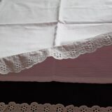 Parure linge ancien lit bébé