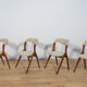 Chaise modèle Sonja  par Johannes Andersen pour Vamo Sonderborg, 1960s, Set de 4