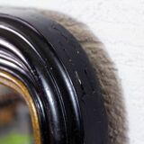 Napoleon III black and gold mirror