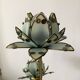 Vintage lotus flower lamp