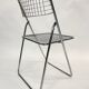 Set of four chrome folding chairs by Niels Gammelgaard for Ikea 1970