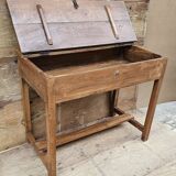 Ancien bureau - pupitre en teck birman