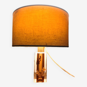 Lampe en plexi vintage