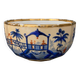 Japanese cup with cut sides, rich decoration with golden highlights, early 20th century