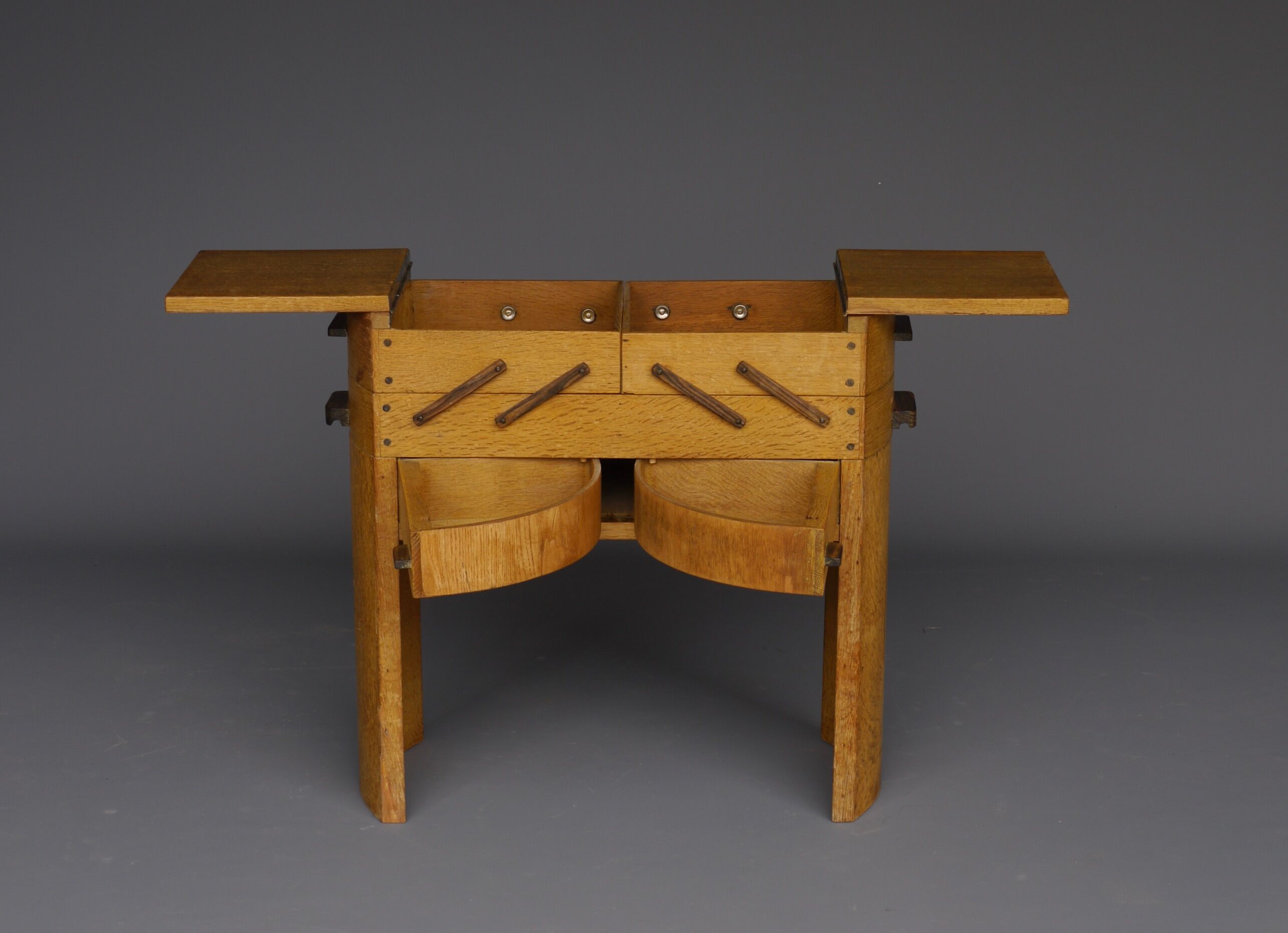 Modernist art deco sewing box. 1930s