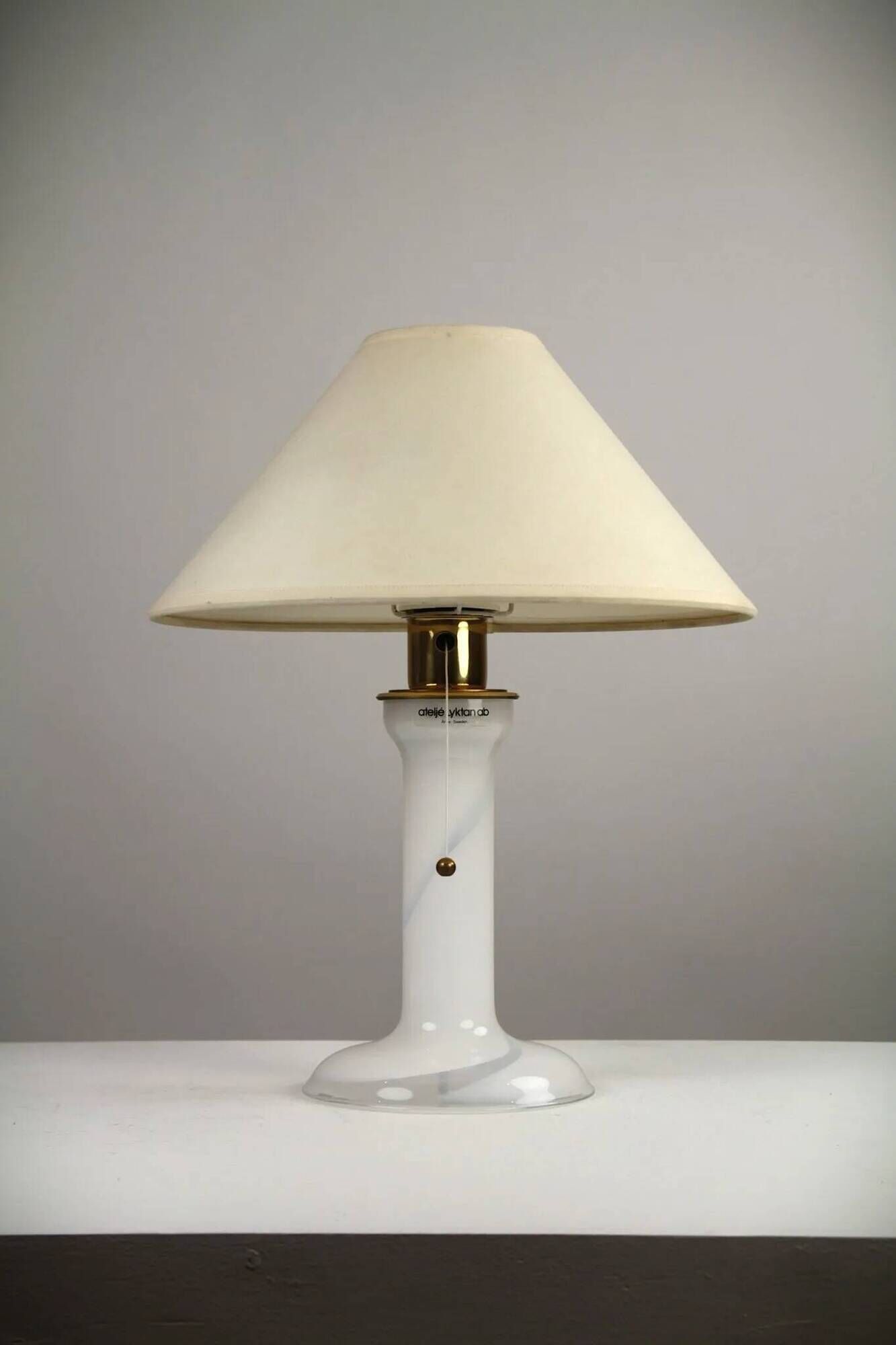 Lampe de table Crystal Studio par Hannelore Dreutler / Studio Åhus pour Ateljé Lyktan, Suède, 1989