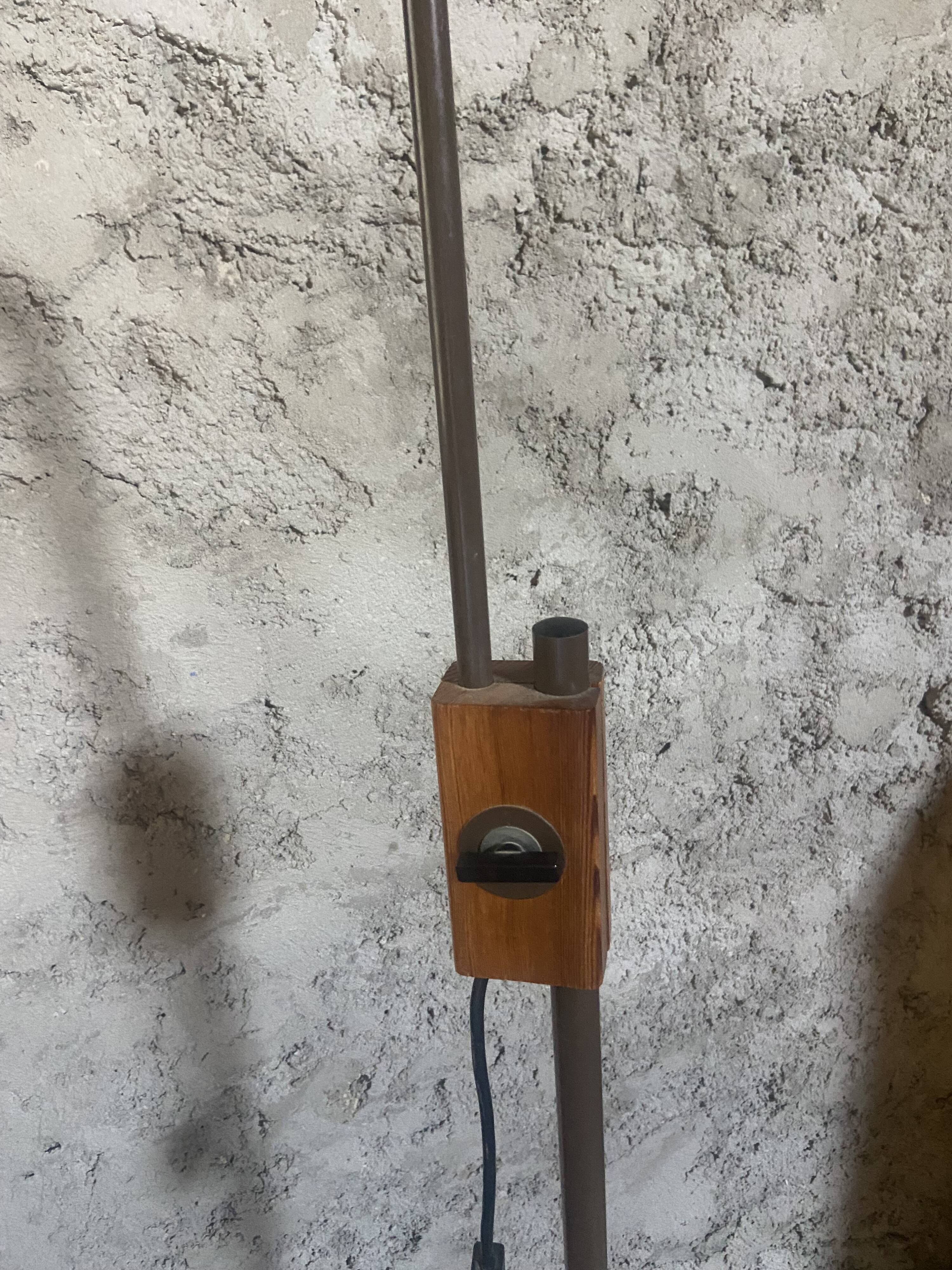 Vintage Temde Leutchen adjustable floor lamp