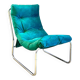 Fauteuil IKEA Pixi vintage velours vert – design rétro scandinave ni
