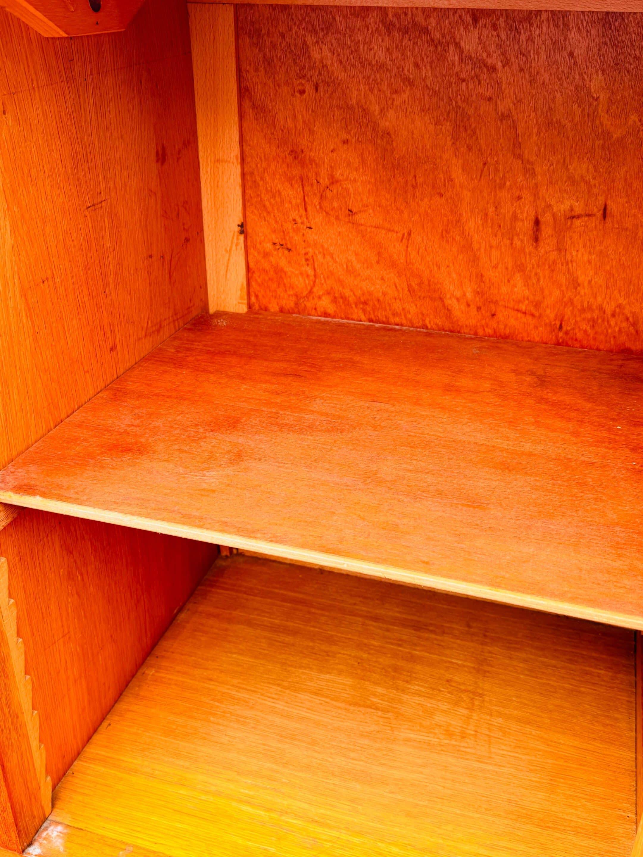 Vintage rattan sideboard