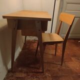 Desk and chair set 1960