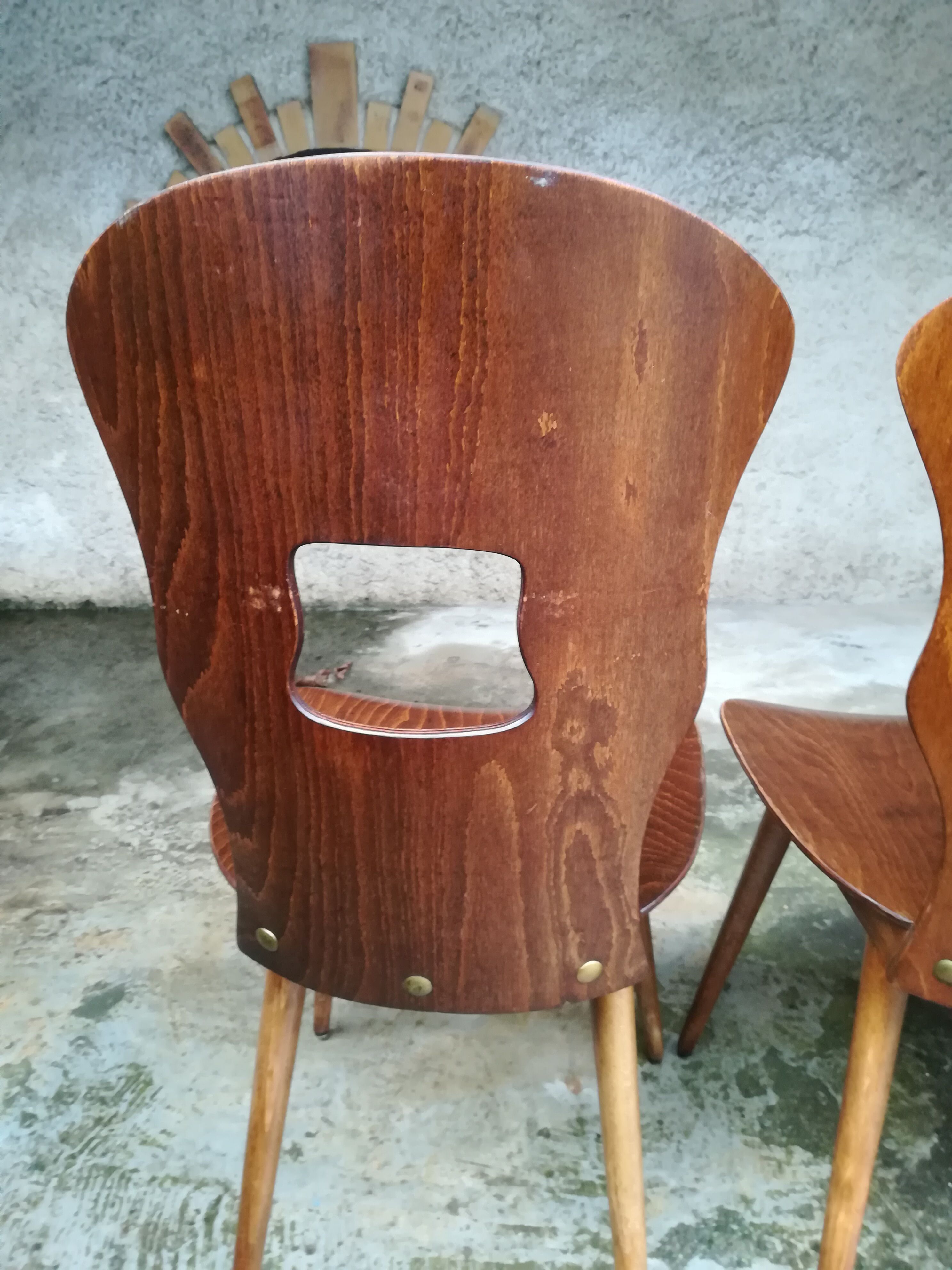 4 Baumann bistro chairs model gentian 50's