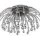 Pistillo pendant or wall lamp, Valenti Luce for Studio Tetrarch. Italy