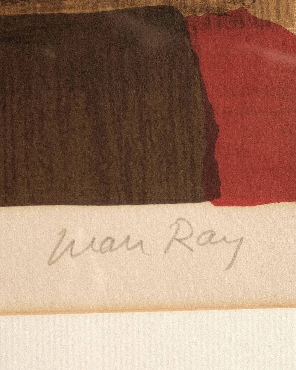 Nature morte, lithographie par Man Ray