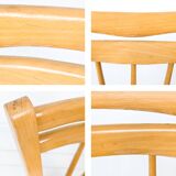 Frankfurt Chair Chaise en bois Salle à manger Cuisine Mid Century Vintage Chaise de cuisine stable R