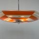 Mid-century design glass pendant by Napako, Czechoslovakia, 1970s.