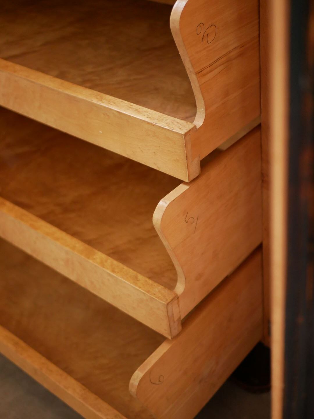 Art deco shoe cabinet