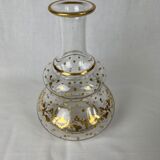 Glass decanter and gilding