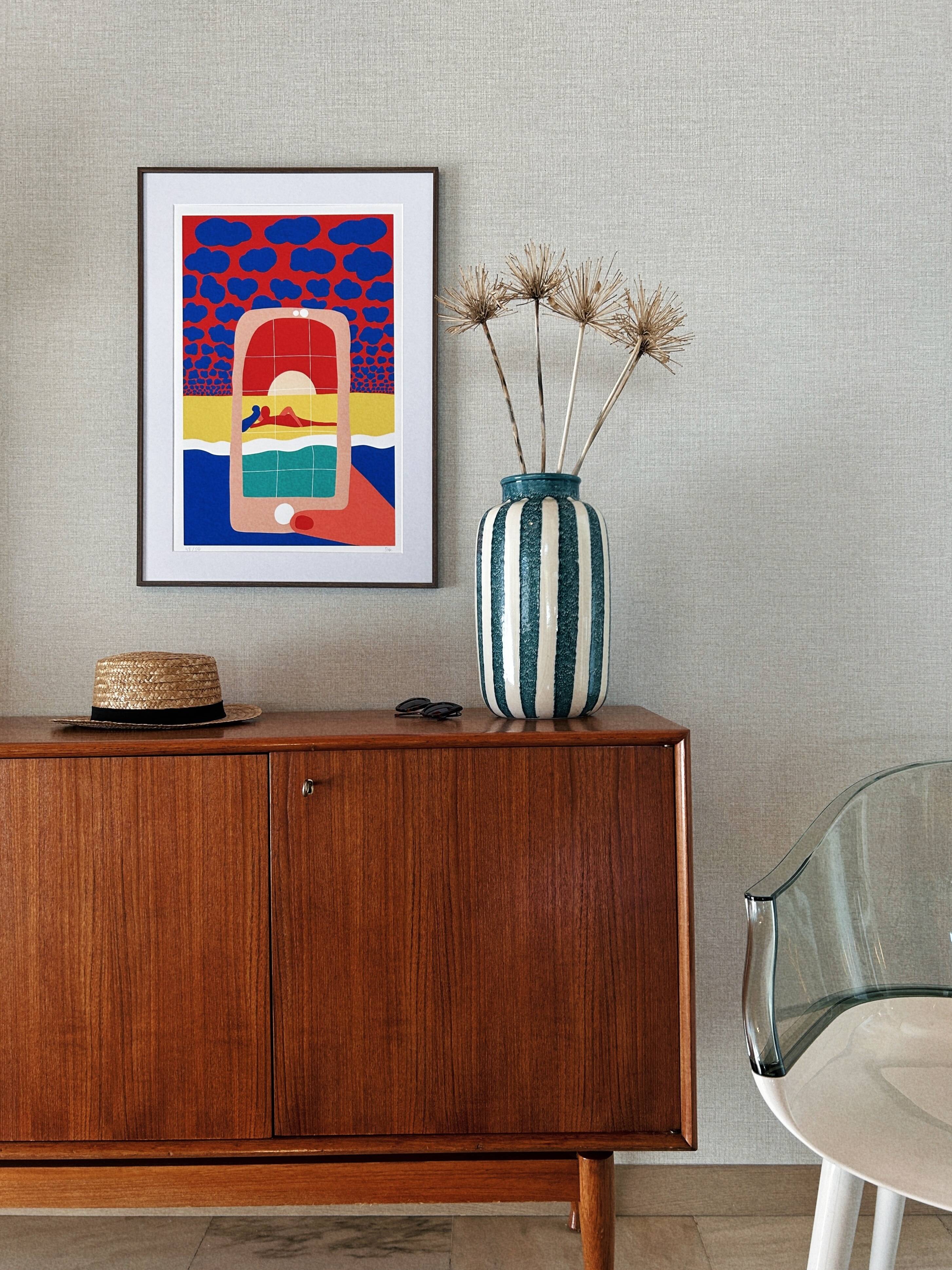 Art illustration numbered and signed by the artist