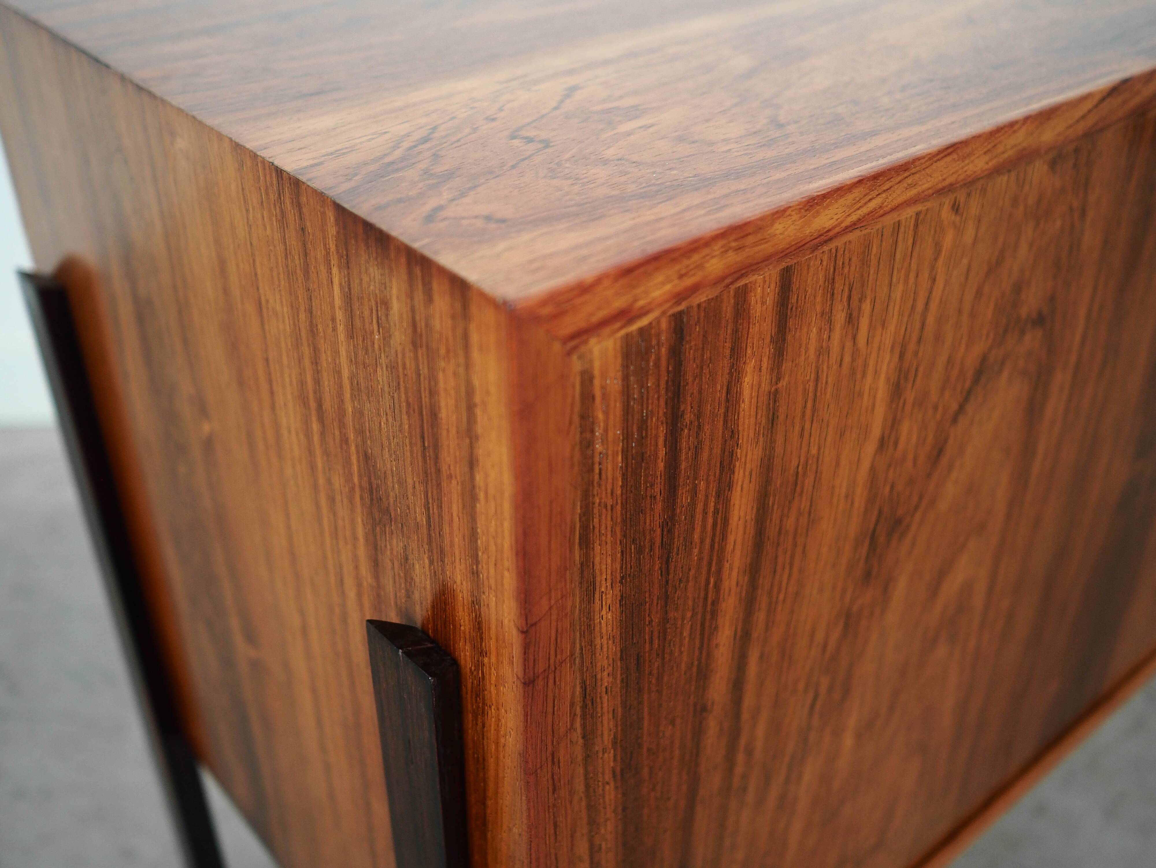 Cabinet de bar danois en bois de rose, années 1970