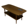 Scandinavian coffee table in teak and ceramic from the 1960s.