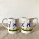 Vintage slurry mugs 80s