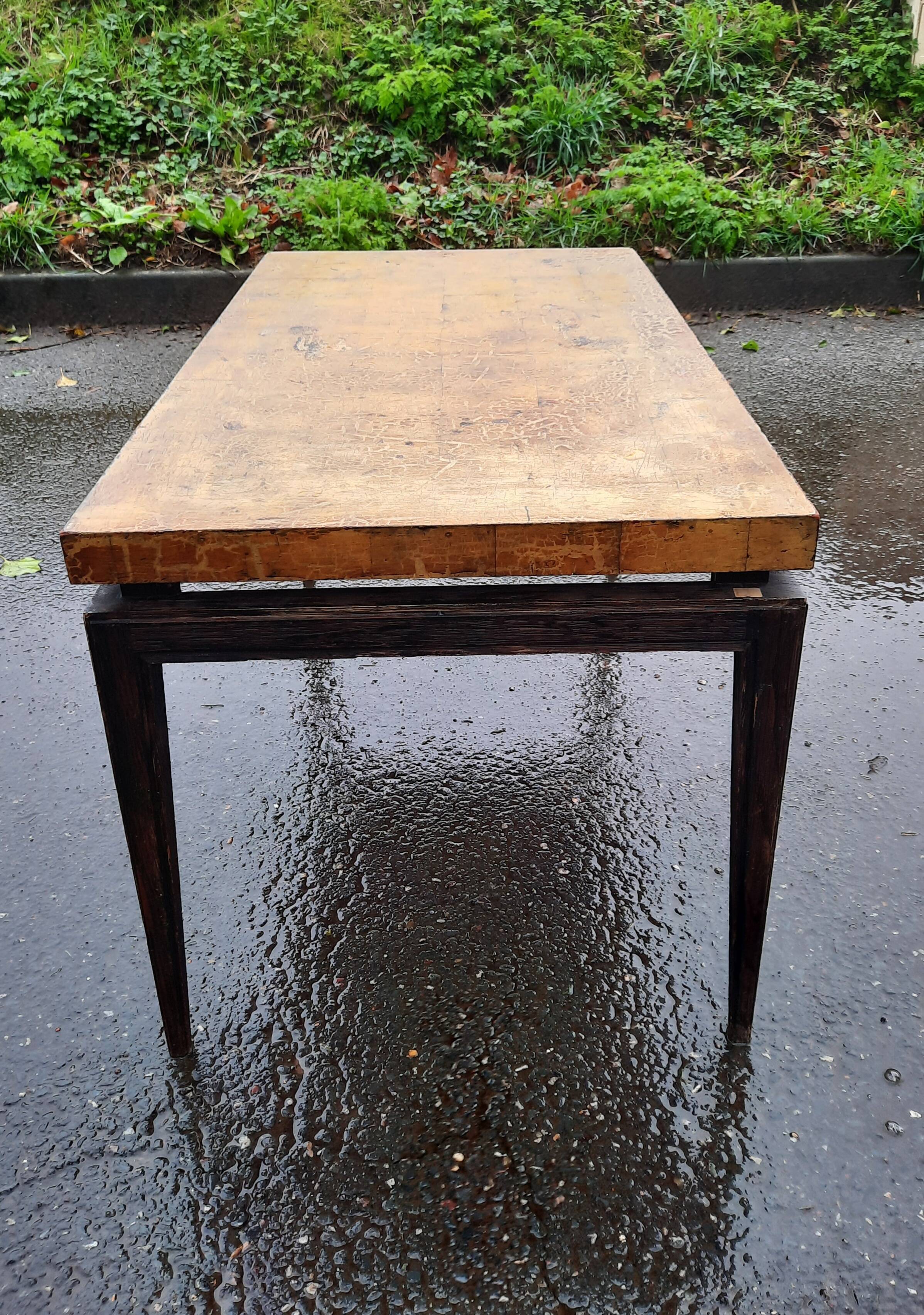 Gold designer coffee table