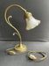 Table lamp – Golden brass and molded glass
