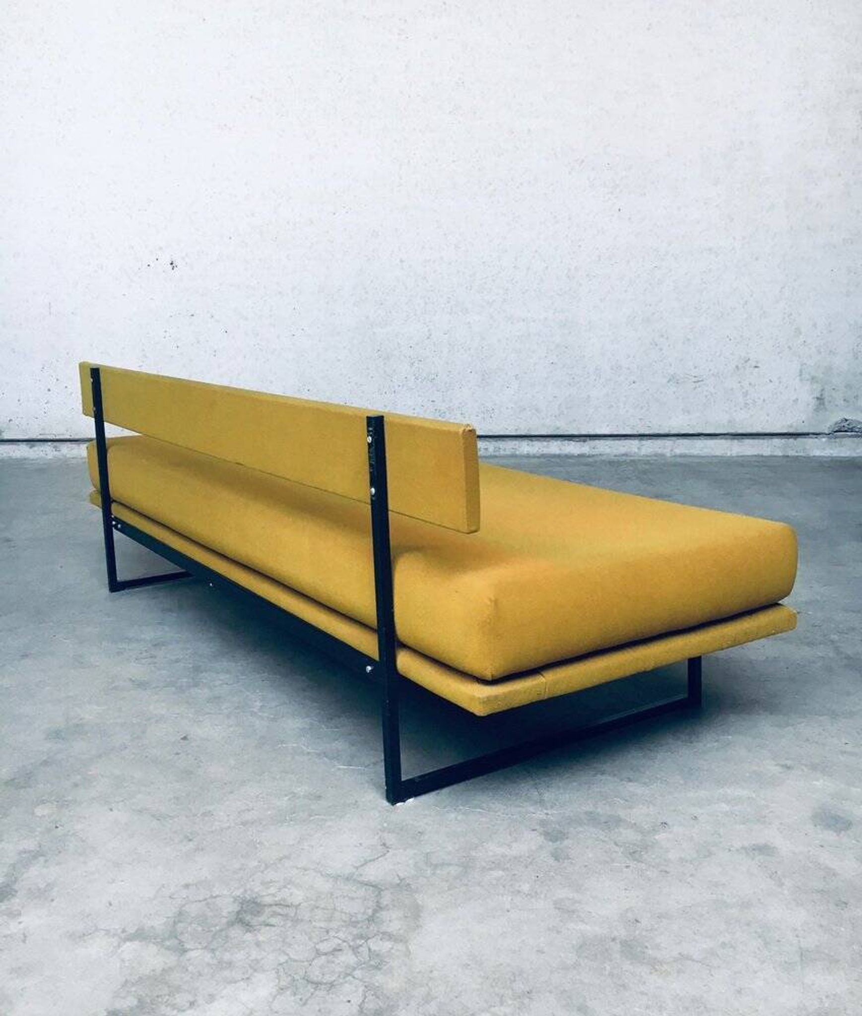 Mid-Century Dutch 3 Seat Sofa Daybed, 1960s