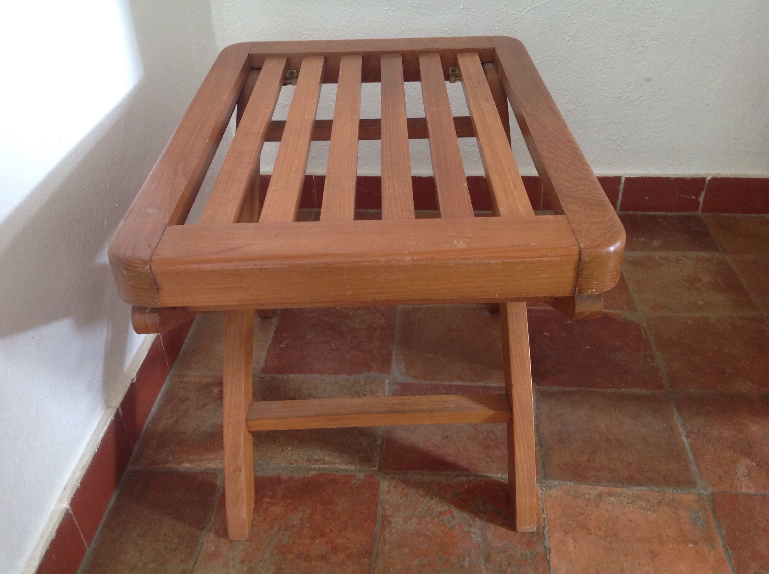 Scandinavian teak stool