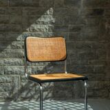Pair of black Cesca chairs B32 Marcel Breuer