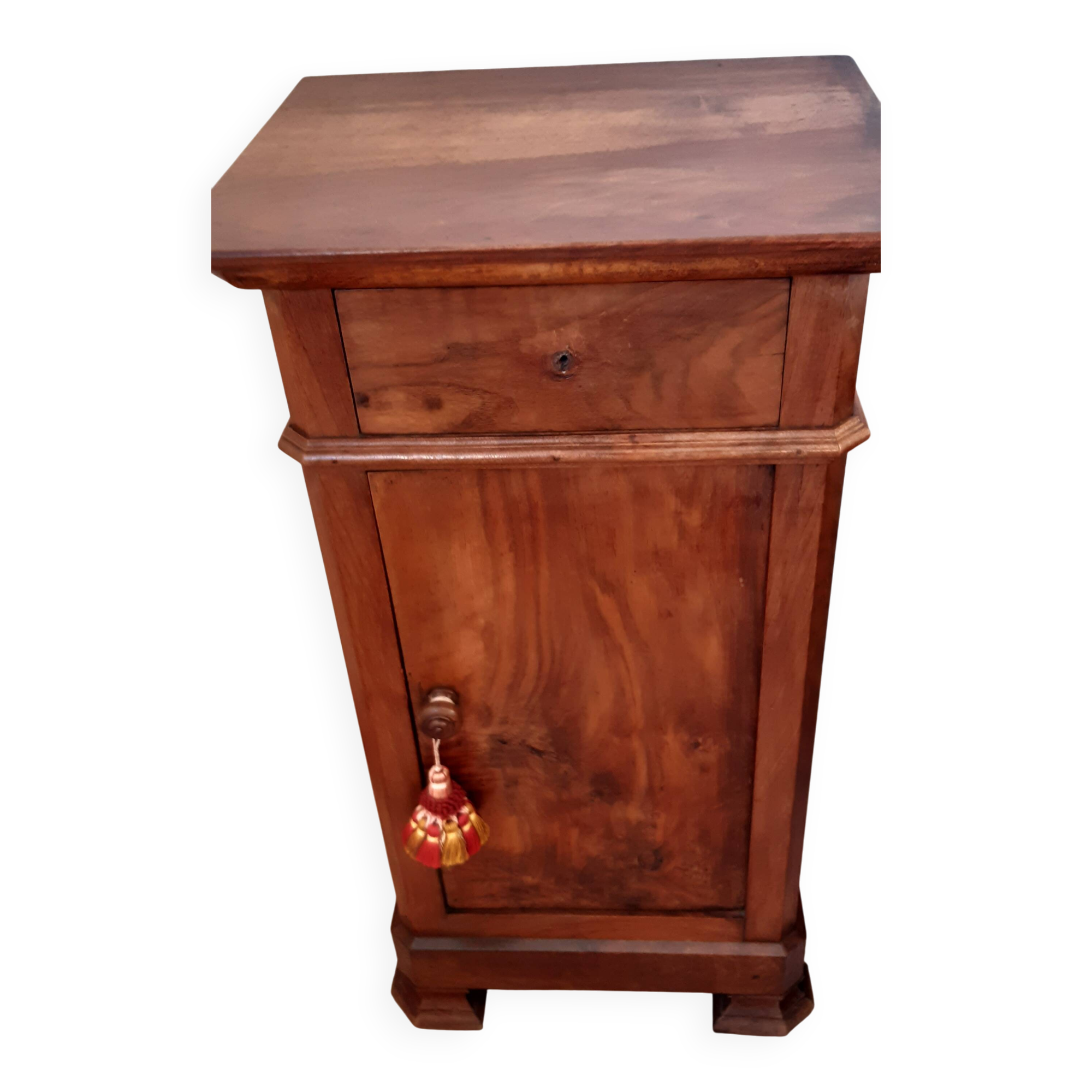 Vintage bedside table in Louis Philippe style