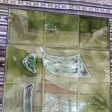 Rectangular ceramic coffee table Vallauris