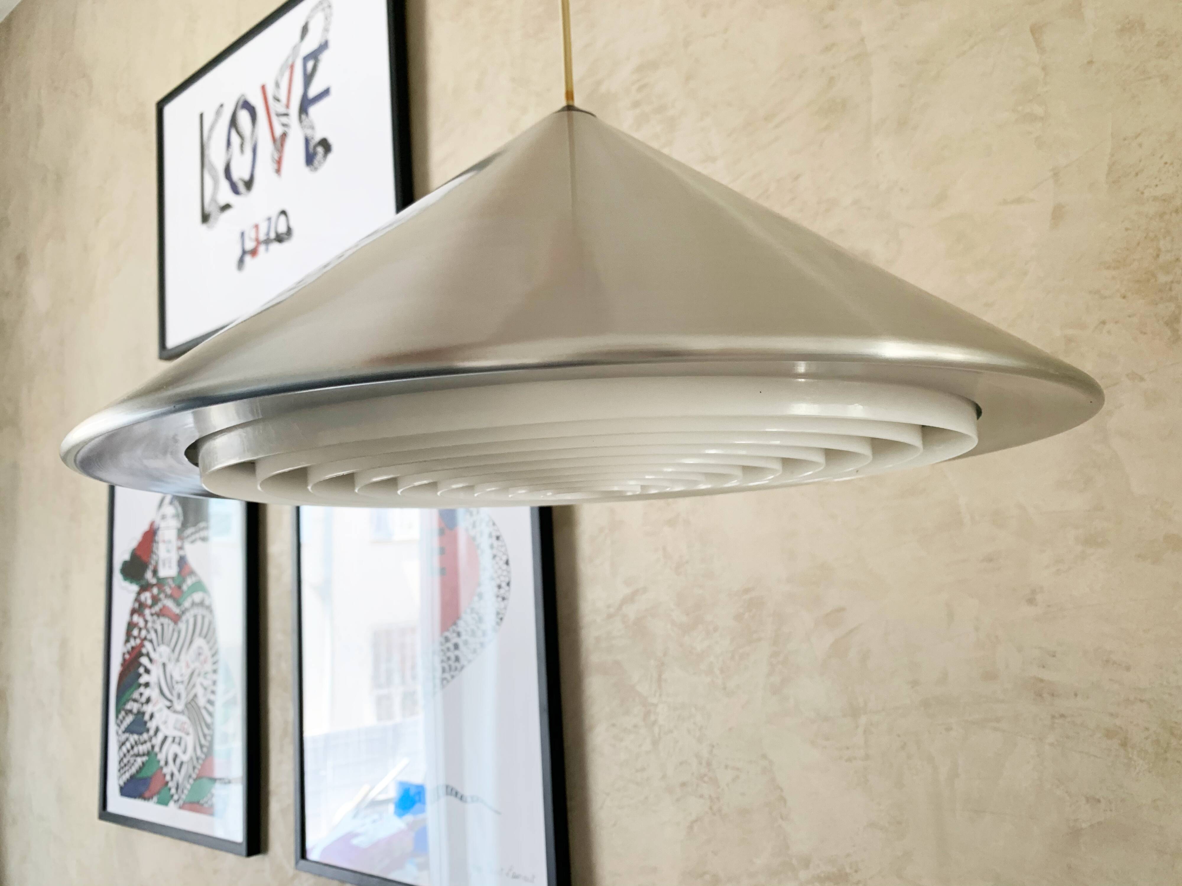 Classic Danish Pendant By Jo Hammerborg for Fog Morup, Denmark 1960's.