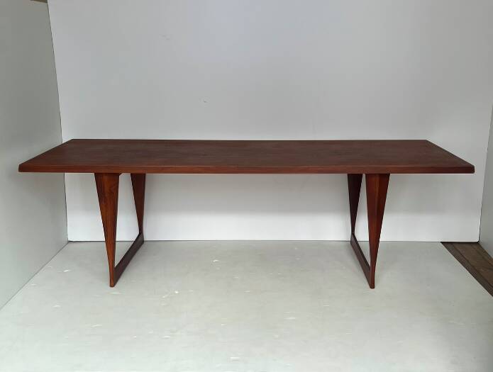 Large teak coffee table