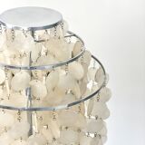 Floor lamp of the 60s in mother-of-pearl grapevines