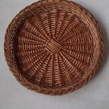Old wicker tray