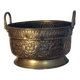 Brass cache pot