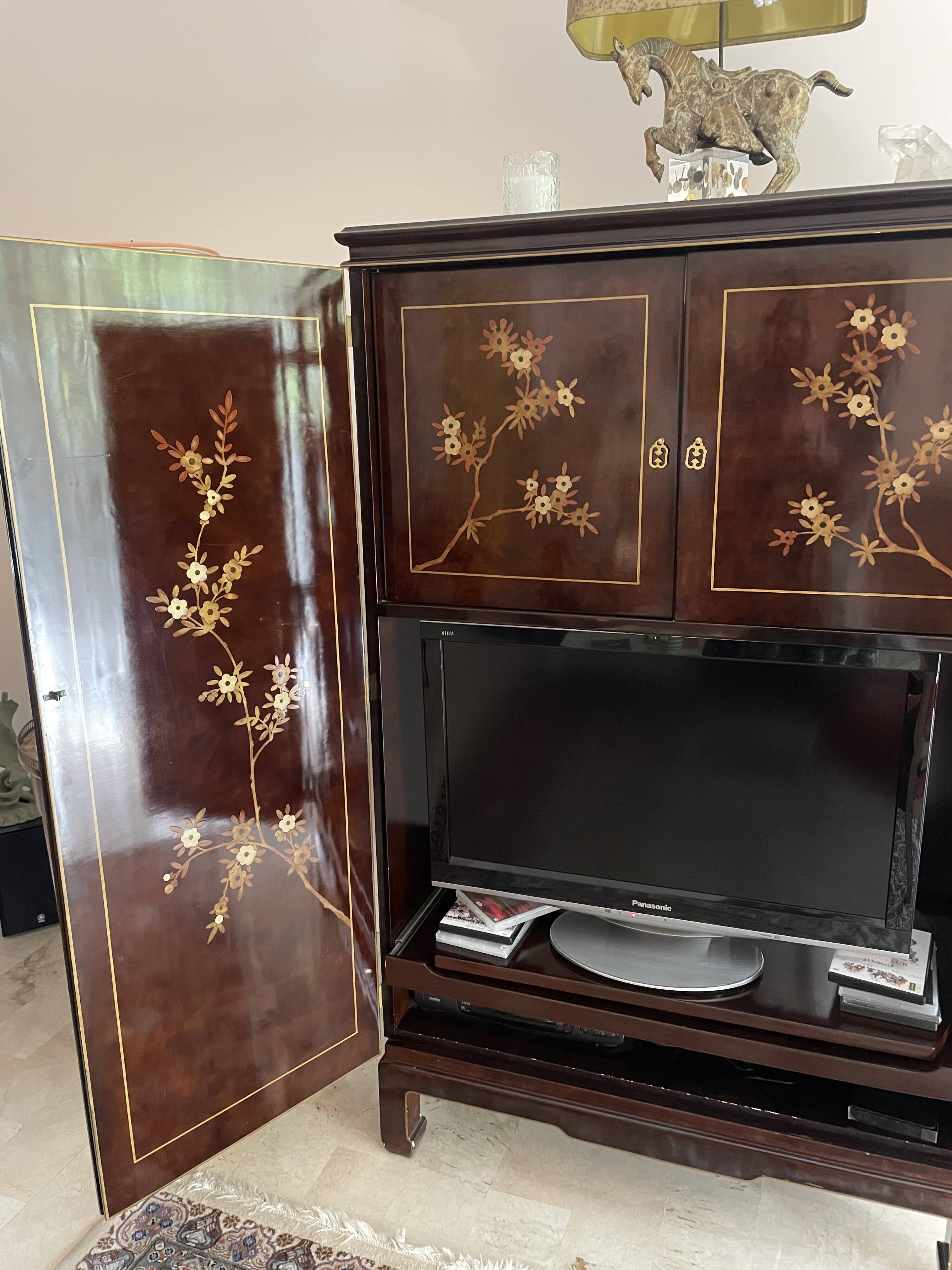 Lacquered TV unit