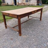 Country Pine Farmhouse Table, 4 Drawers.